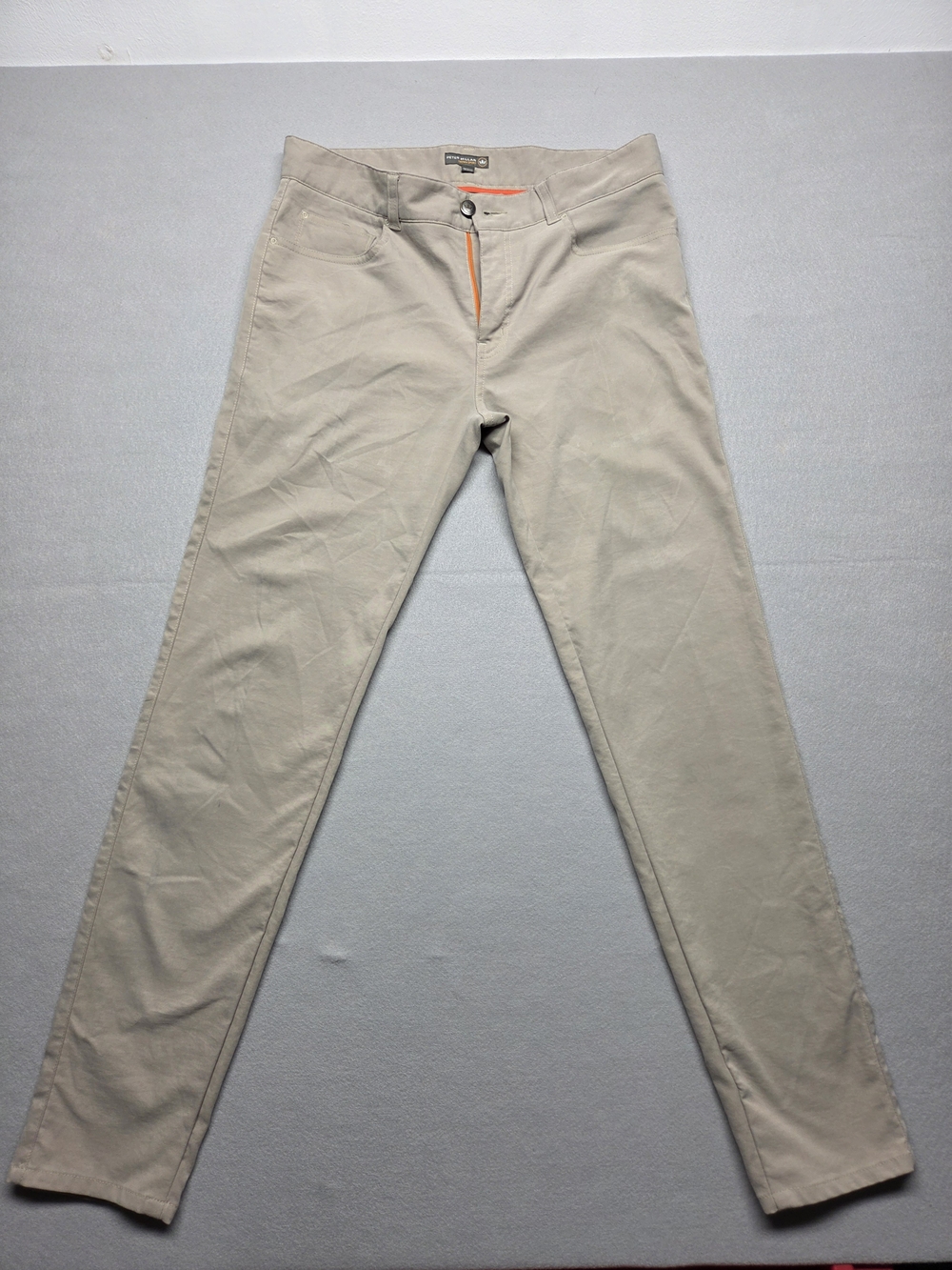 Peter Millar Crown Sport EB66 Slim Tan Chino Pants 32x32